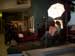 A lighting setup for two person interviews for the Leadership Advancement Scholarship promotional video.