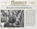 An actual newspaper made by visitors at The Hershey Story in Hershey, PA.