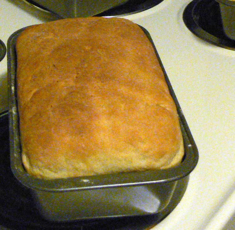 Fresh baked home made bread.